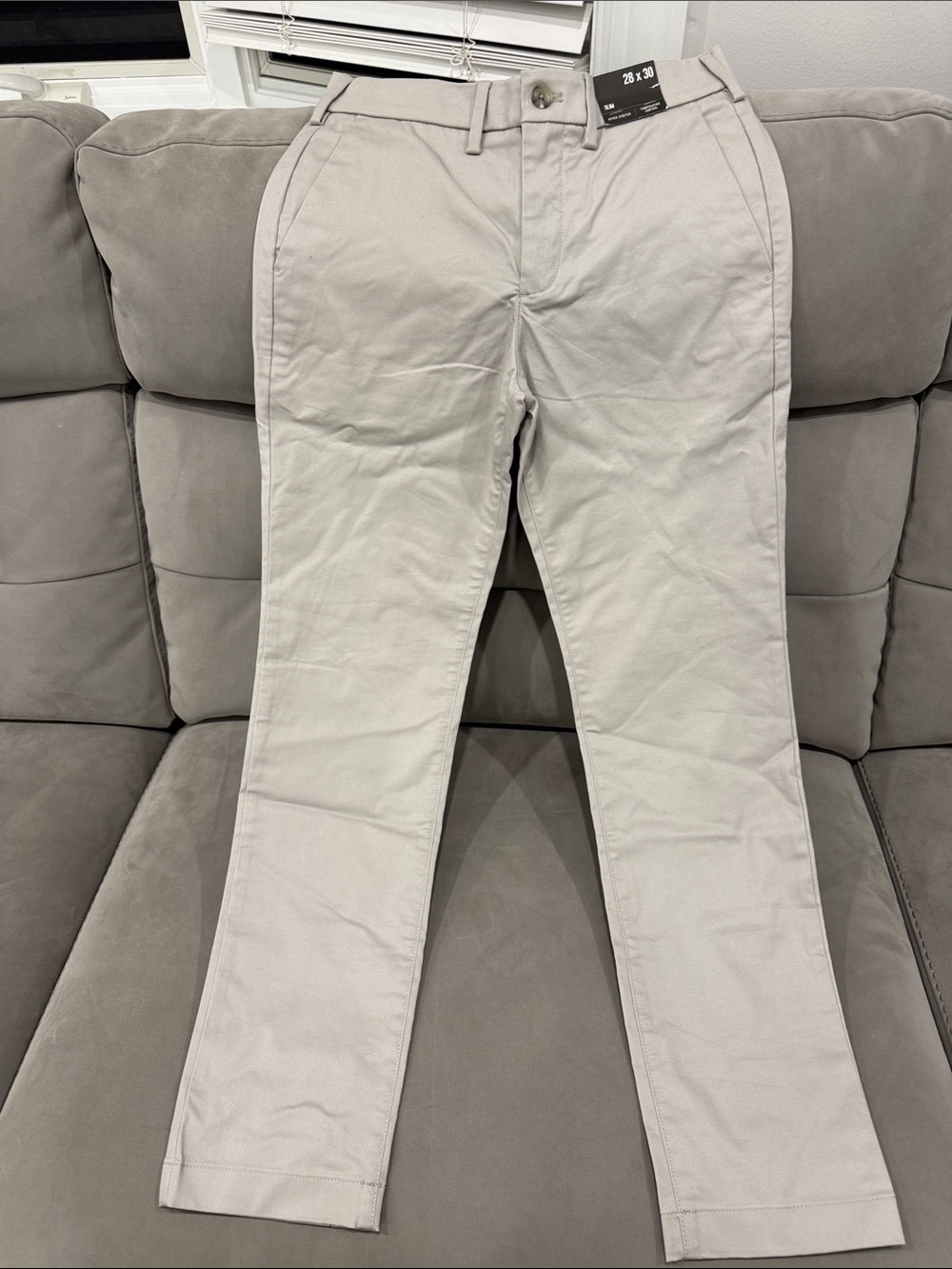 Express Men's Chino Pants - Light Taupe